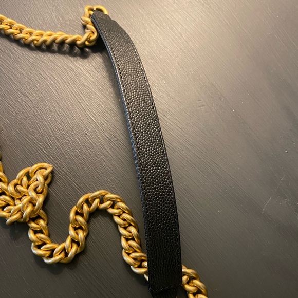 Chanel Boy Wallet on chain in Black - Picture 8 of 11